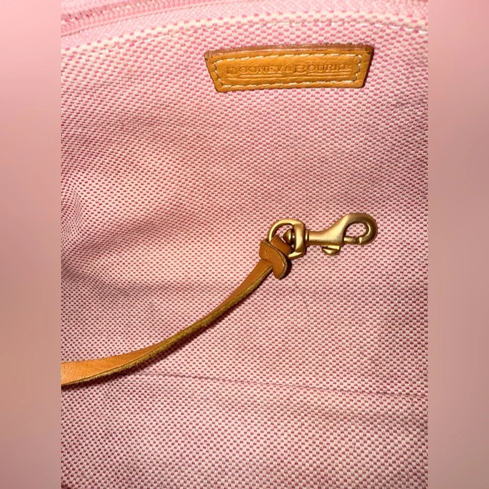 Vintage Dooney Bourke Top Handle Leather Satchel